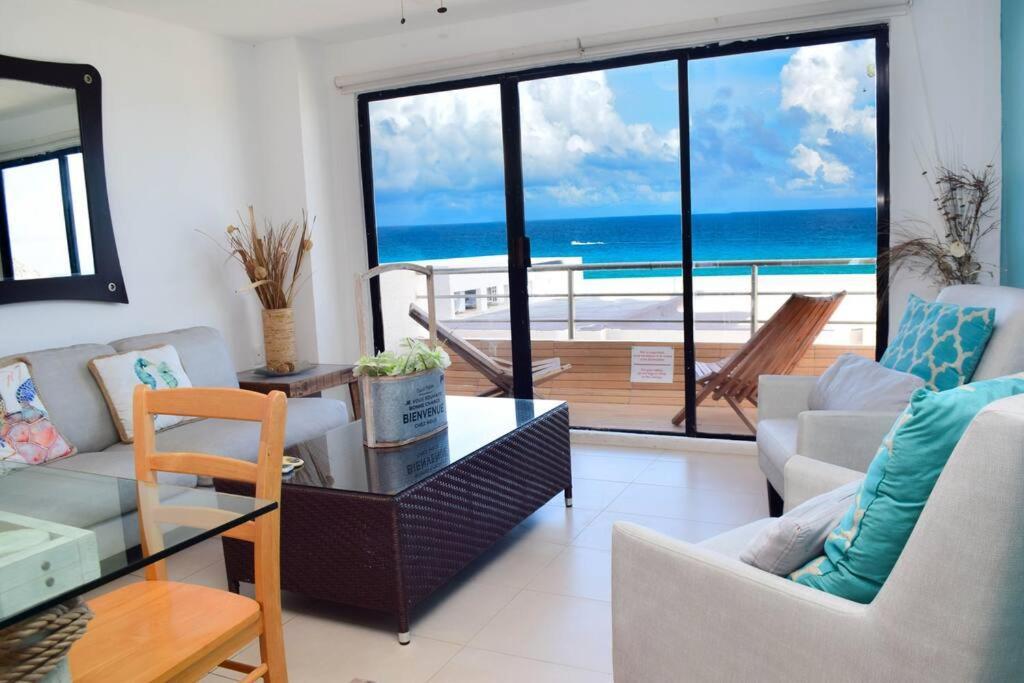 Ocean View Apartment, Best Beach Area, 3 Bedrooms Cancún Eksteriør billede